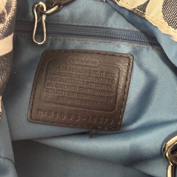 Y2K Coach Optic Signature tote bag - Picture 5 of 10